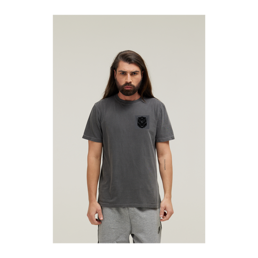 Camiseta Estonada Cinza Chumbo