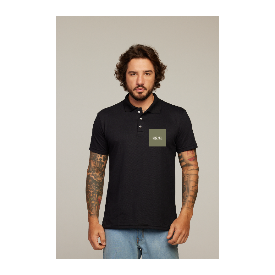 Camisa Polo Preta