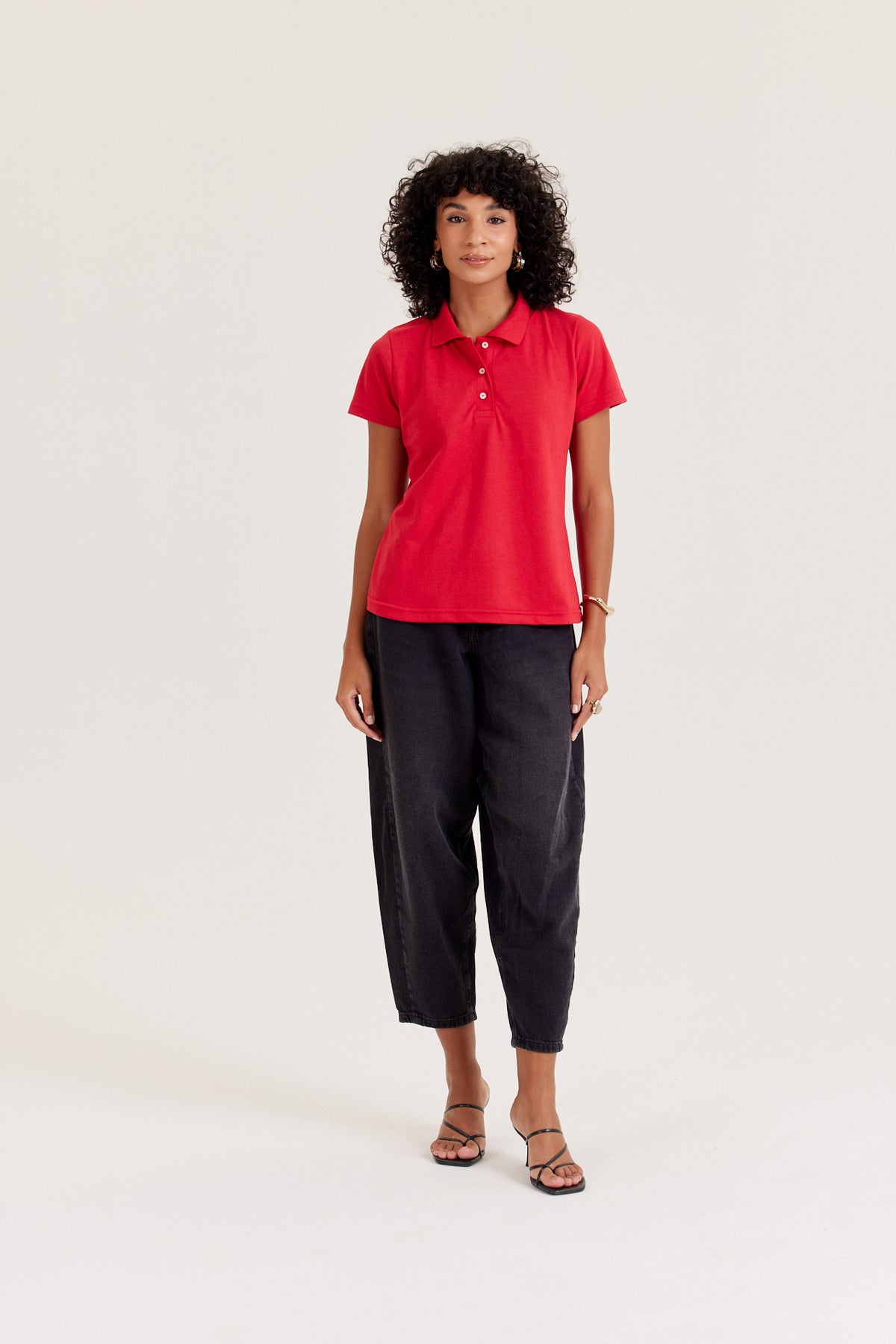 Camisa Polo Piquet Feminina
