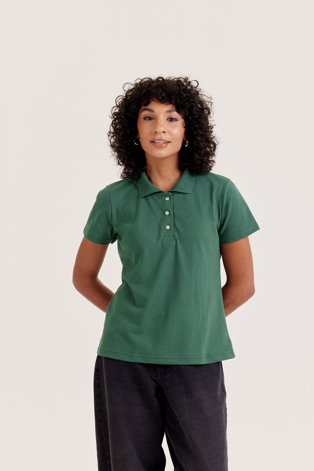 Camisa Polo Piquet Feminina