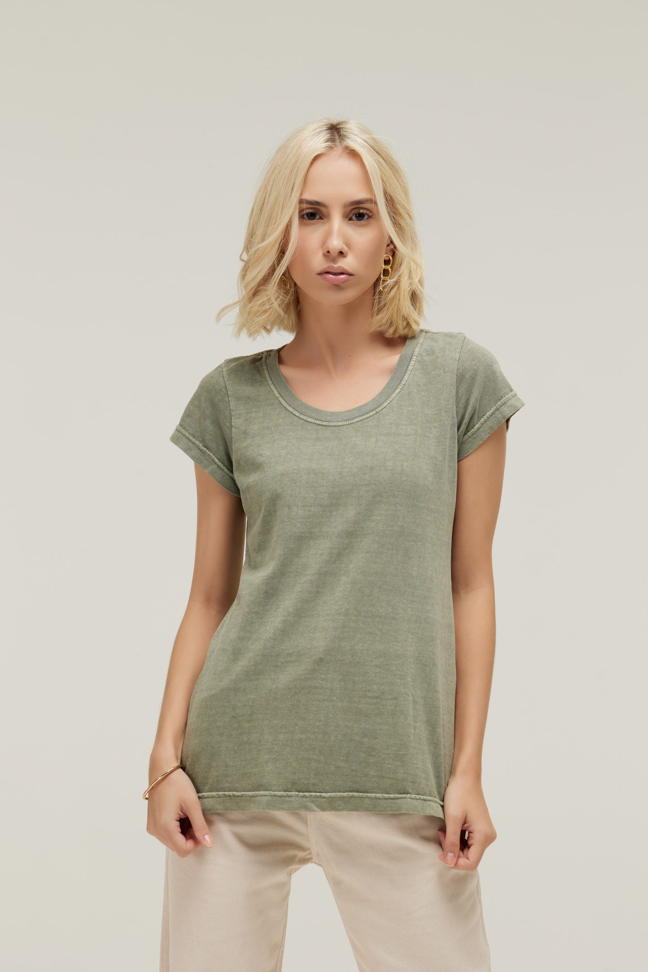 Baby long Estonada Verde Militar