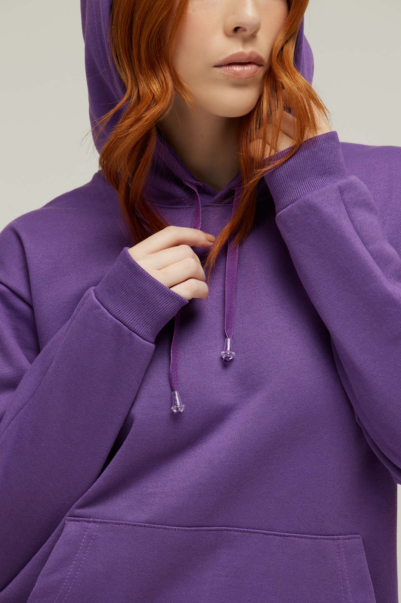 Moletom Canguru Roxo