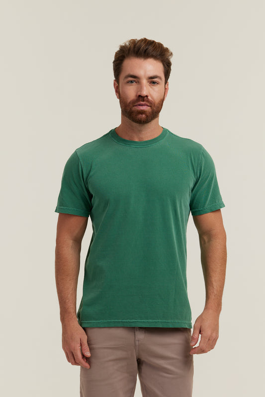 Camiseta Estonada Verde Musgo