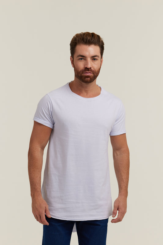 Camiseta Longline Branco