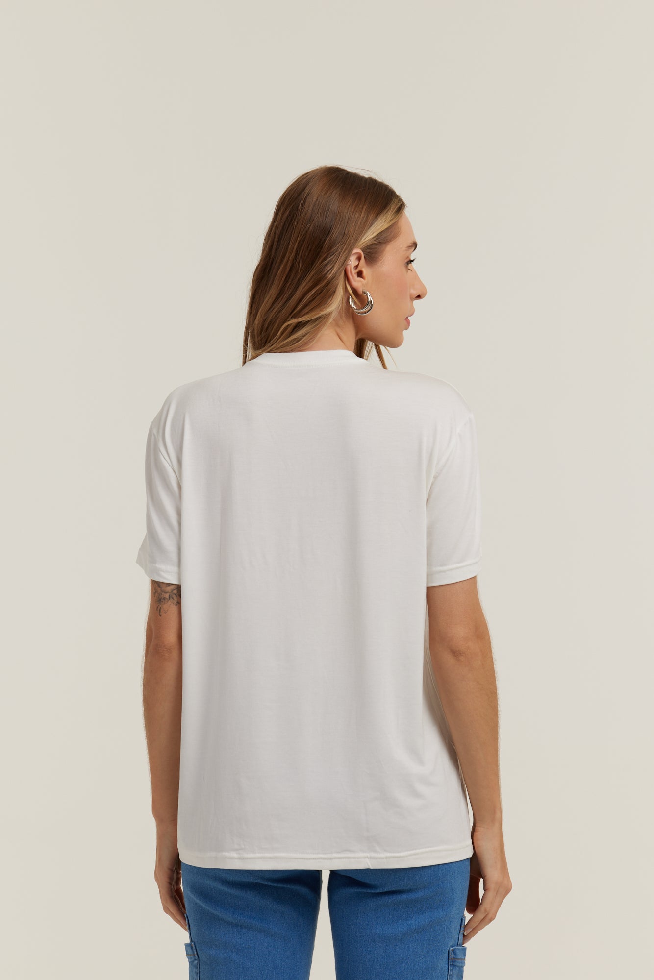 Camiseta Tech Modal Off White