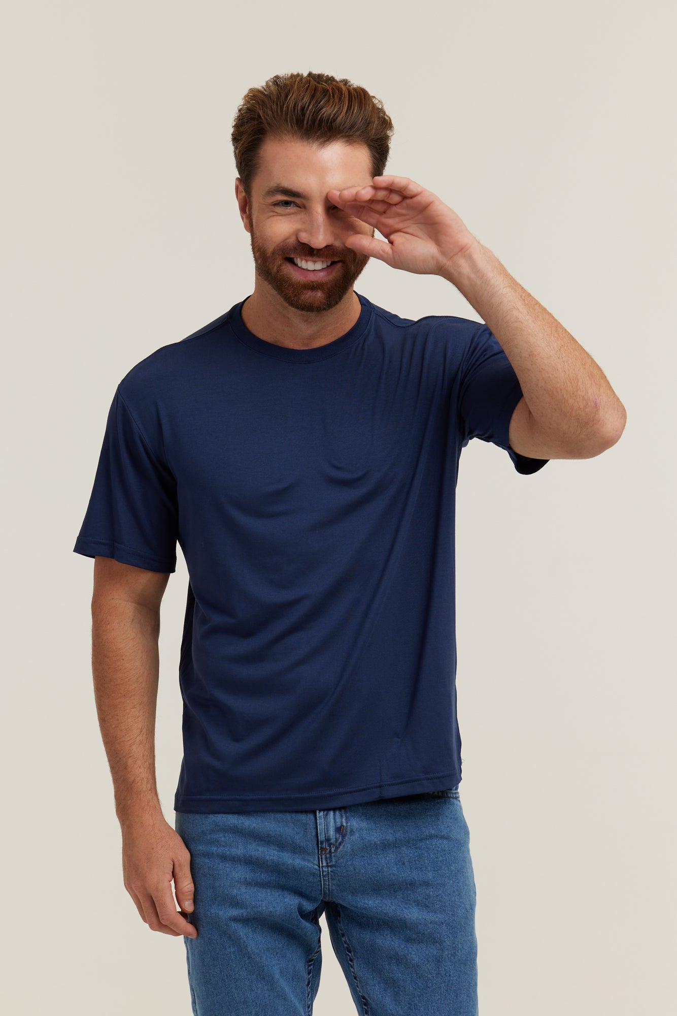 Camiseta Tech Modal Azul Marinho