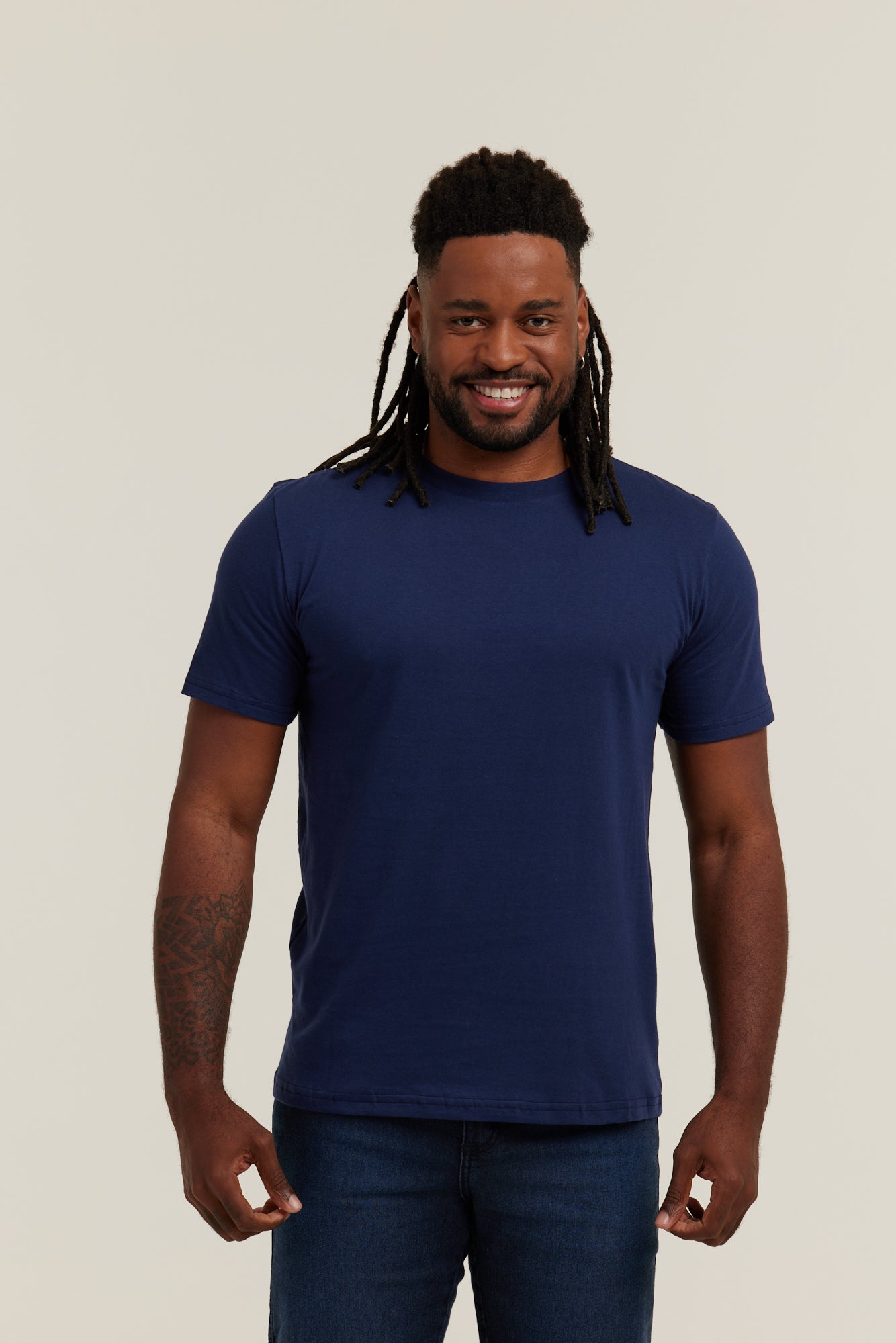 Camiseta Básica Azul Marinho