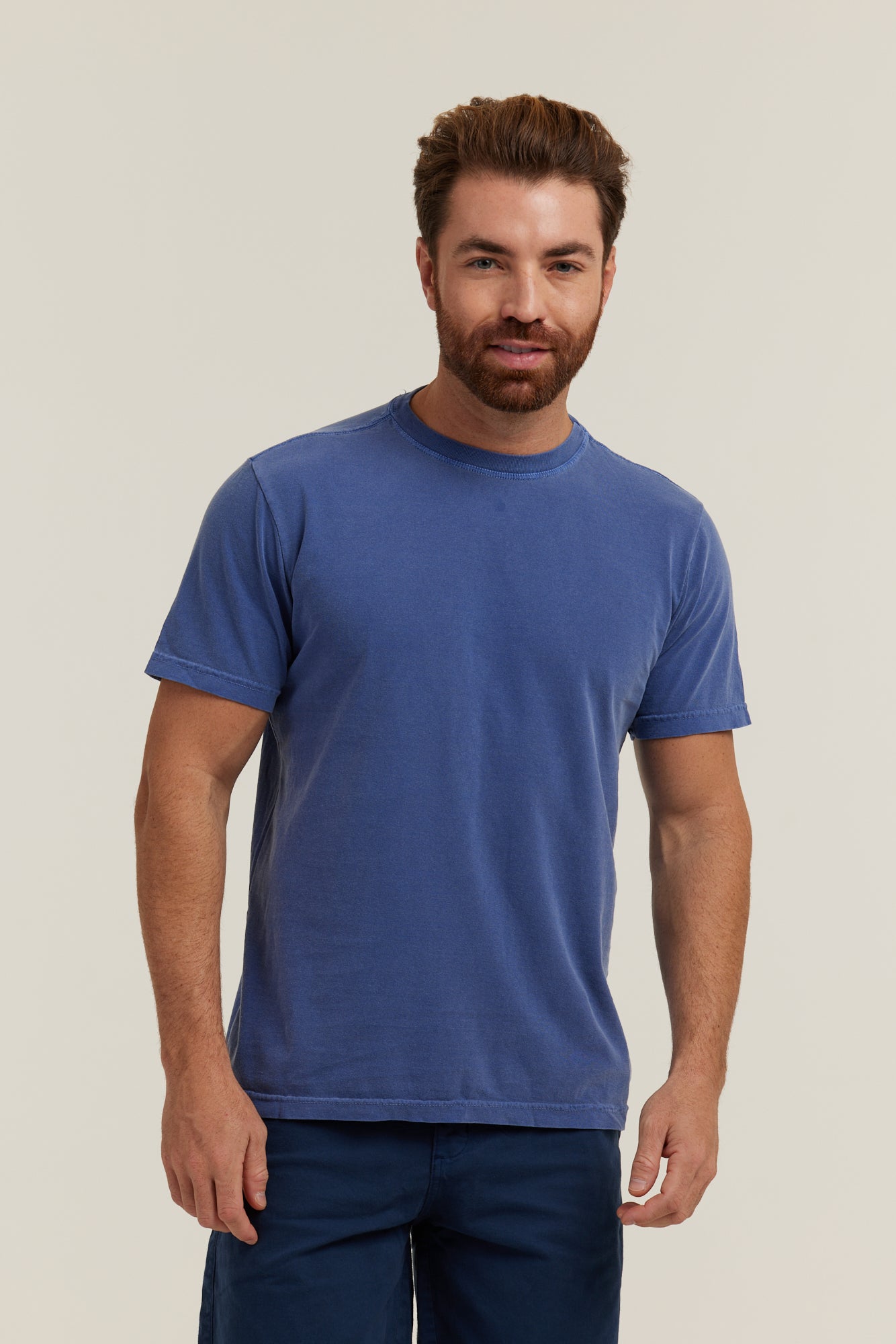 Camiseta Estonada Azul Marinho