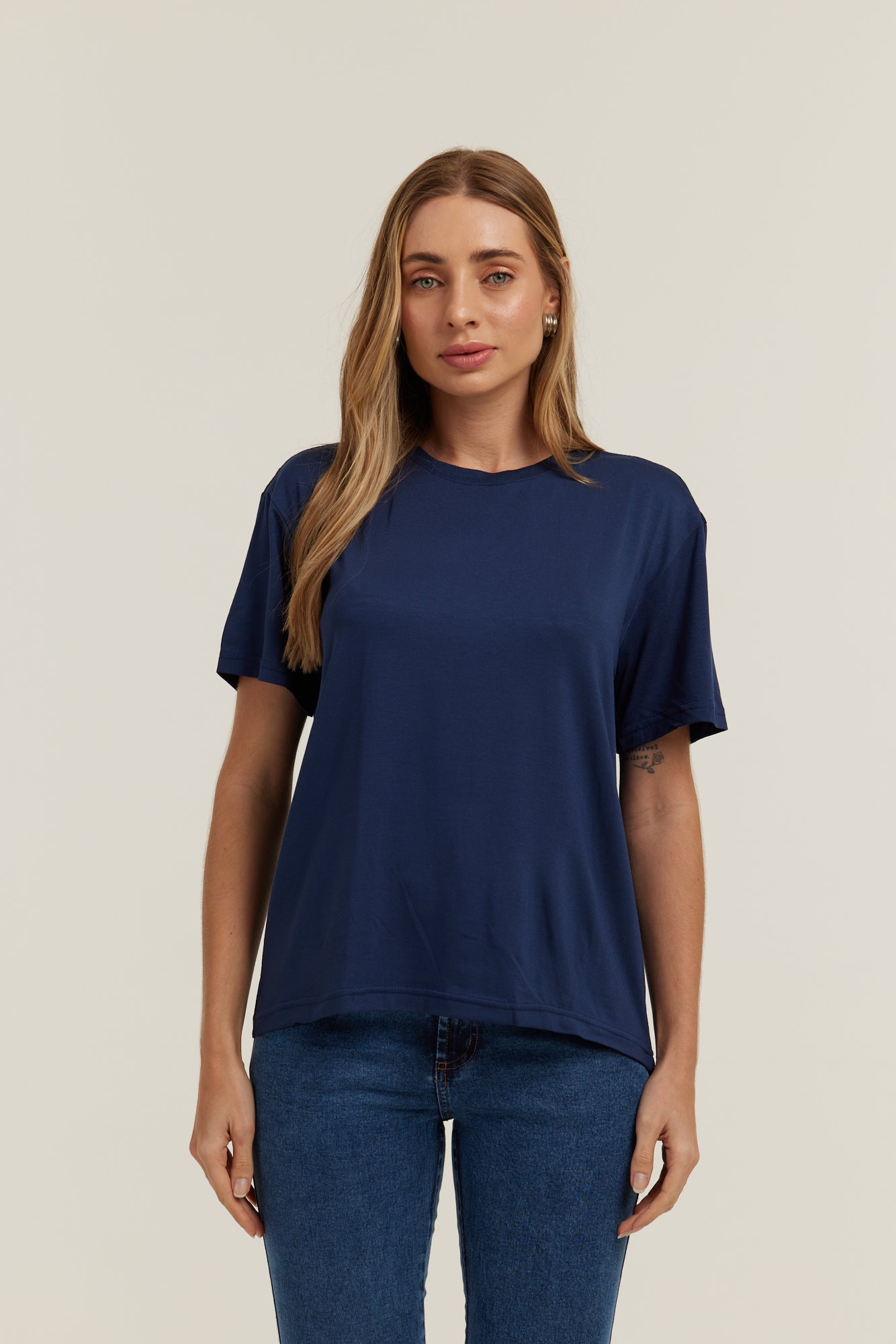 Camiseta Tech Modal Azul Marinho