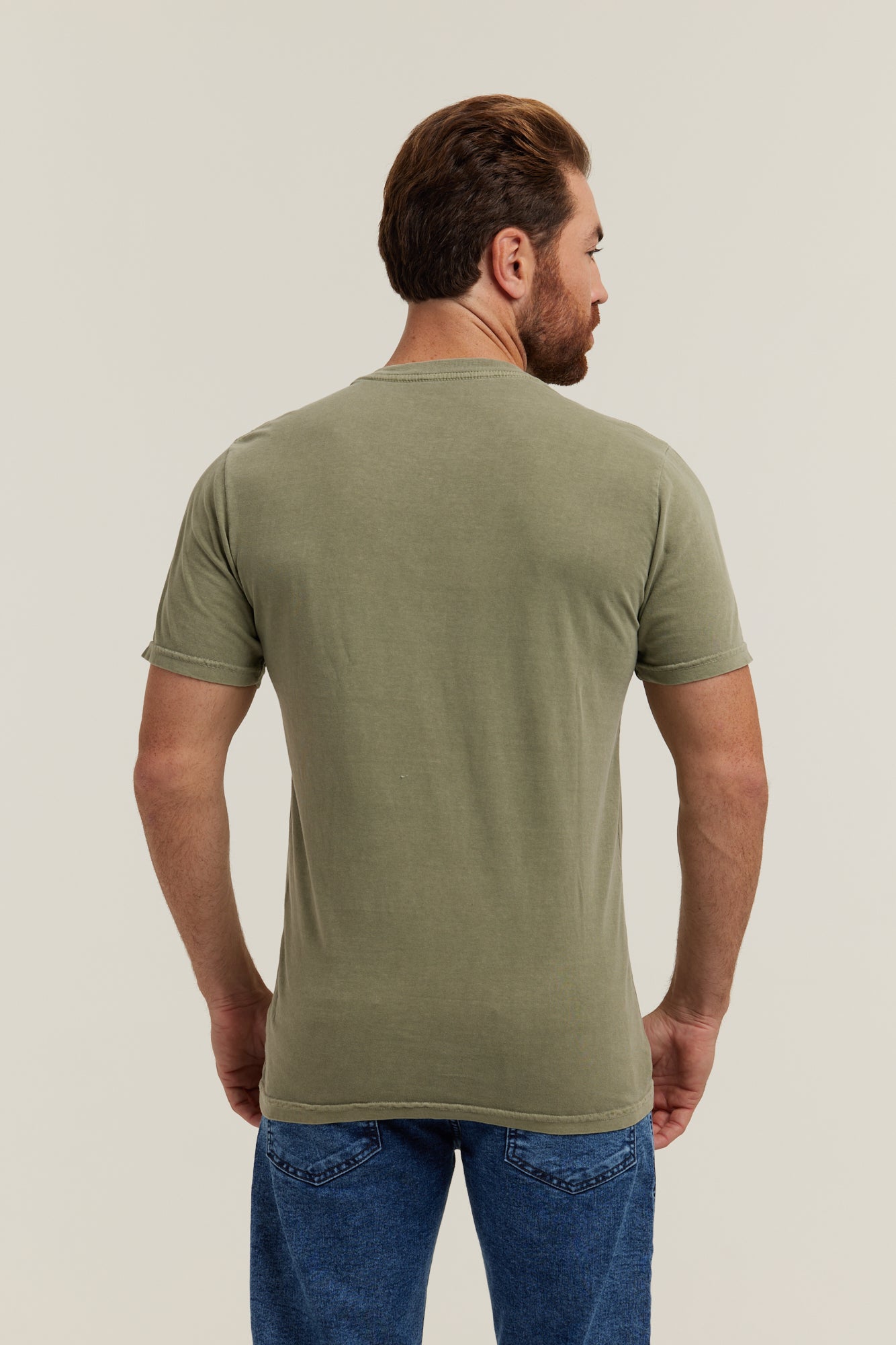 Camiseta Estonada Verde Militar