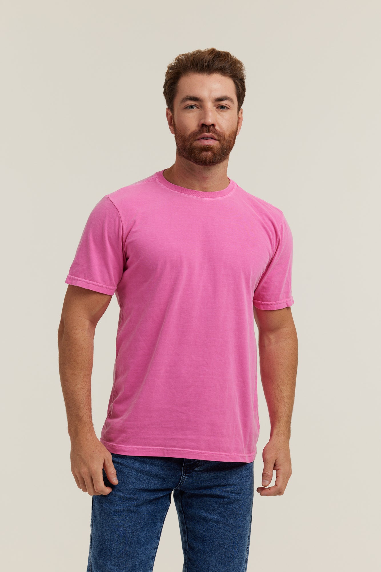 Camiseta Estonada Rosa Pink