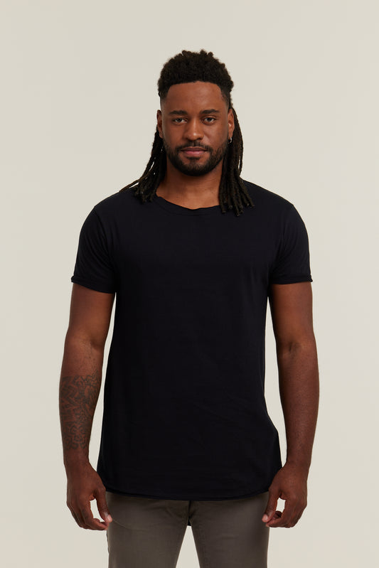 Camiseta Longline Preto