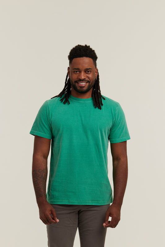 Camiseta Estonada Verde Bandeira