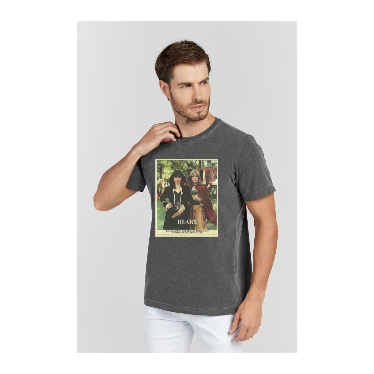 Camiseta Estonada Cinza Chumbo