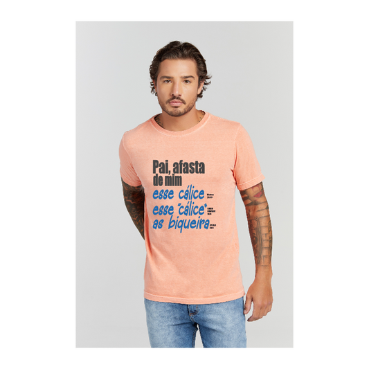 Camiseta Estonada Laranja