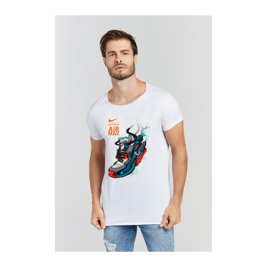 Camiseta Longline Branco