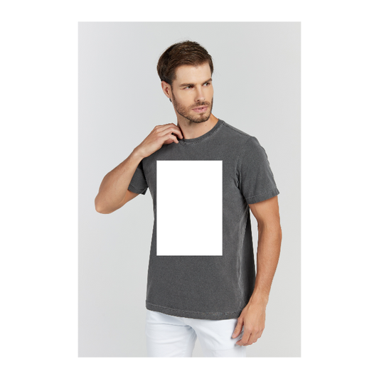 Camiseta Estonada Cinza Chumbo