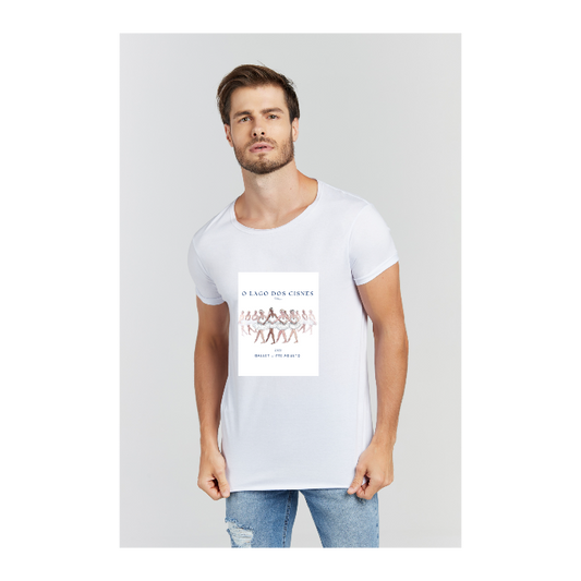 Camiseta Longline Branco