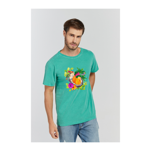 Camiseta Estonada Verde Bandeira