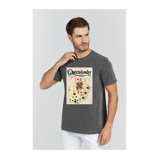 Camiseta Estonada Cinza Chumbo