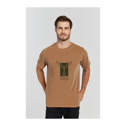 Camiseta Estonada Marrom