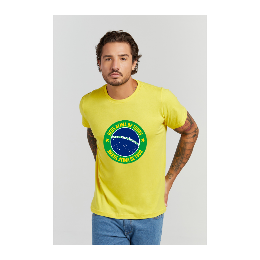 Camiseta Premium Amarelo Canário