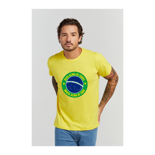 Camiseta Premium Amarelo Canário