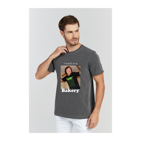 Camiseta Estonada Cinza Chumbo