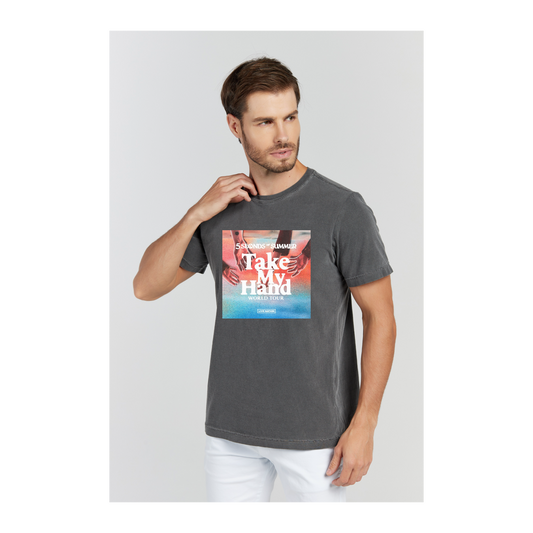 Camiseta Estonada Cinza Chumbo
