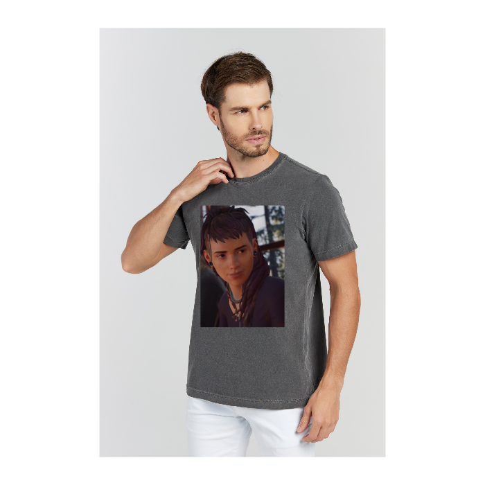 Camiseta Estonada Cinza Chumbo
