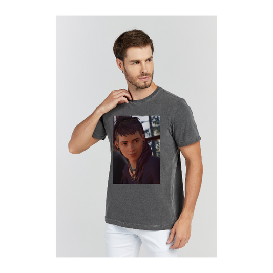 Camiseta Estonada Cinza Chumbo