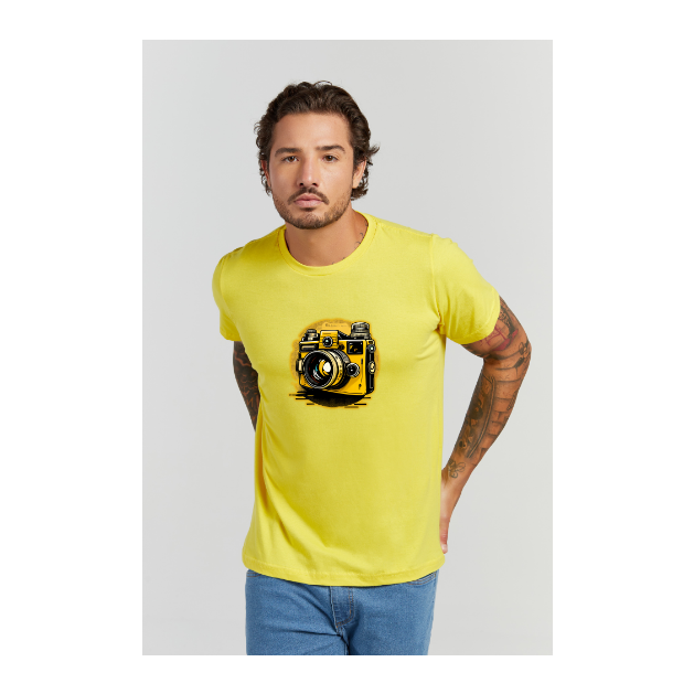 Camiseta Premium Amarelo Canário