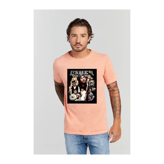 Camiseta Estonada Laranja