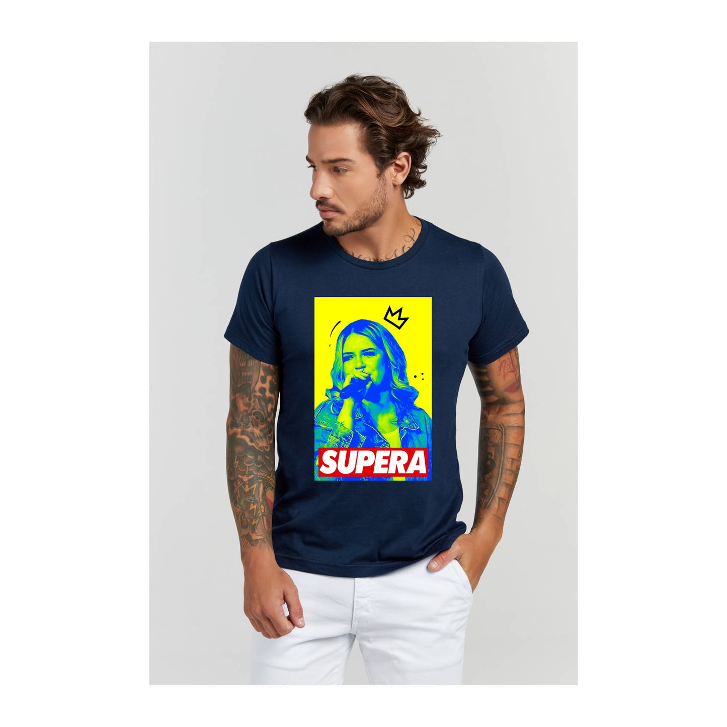 Camiseta Premium Azul Marinho