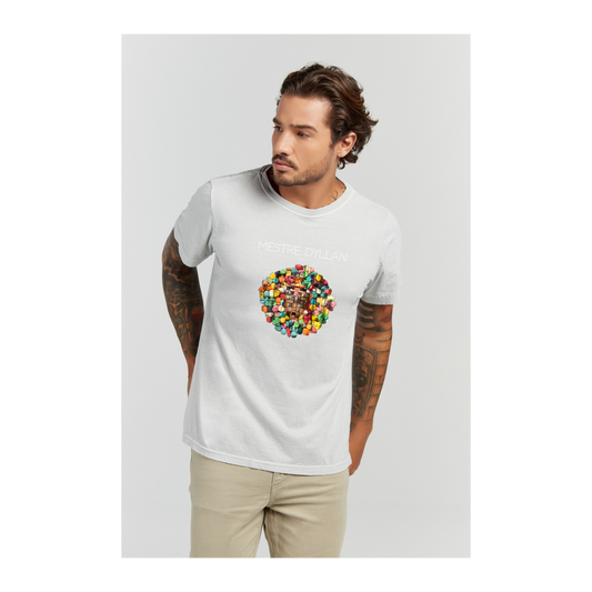 Camiseta Estonada Branco Gelo