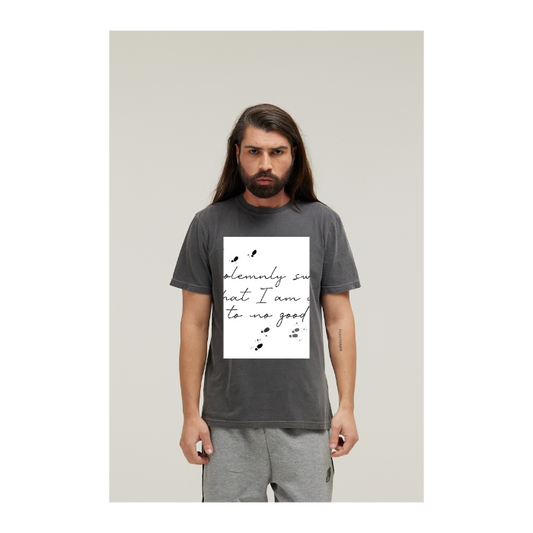 Camiseta Estonada Cinza Chumbo