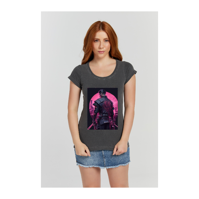 Baby long Estonada Cinza Chumbo