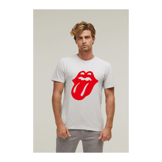 Camiseta Estonada Branco Gelo