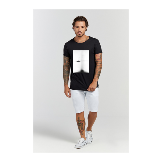 Camiseta Longline Preto