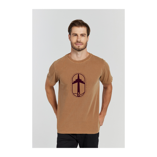 Camiseta Estonada Marrom