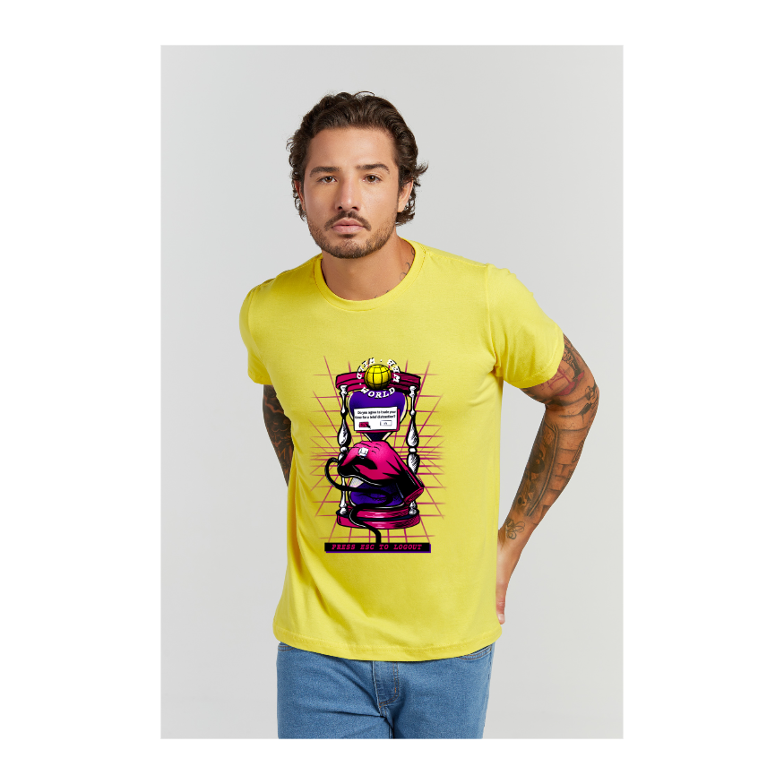 Camiseta Premium Amarelo Canário