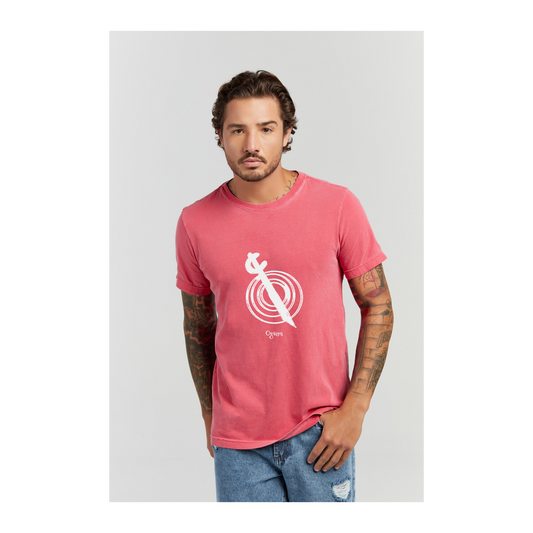 Camiseta Estonada Vermelho