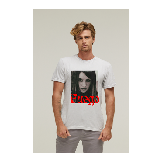 Camiseta Estonada Branco Gelo