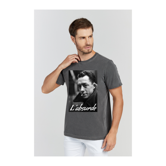 Camiseta Estonada Cinza Chumbo