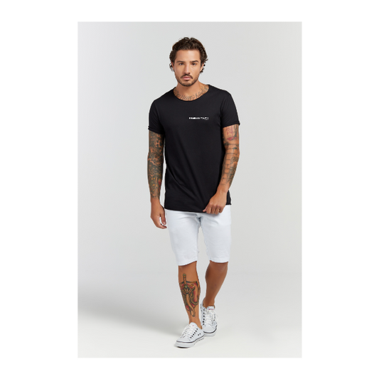 Camiseta Longline Preto