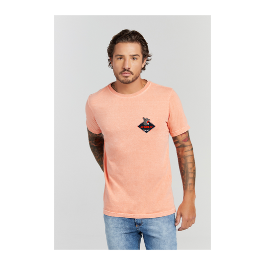 Camiseta Estonada Laranja