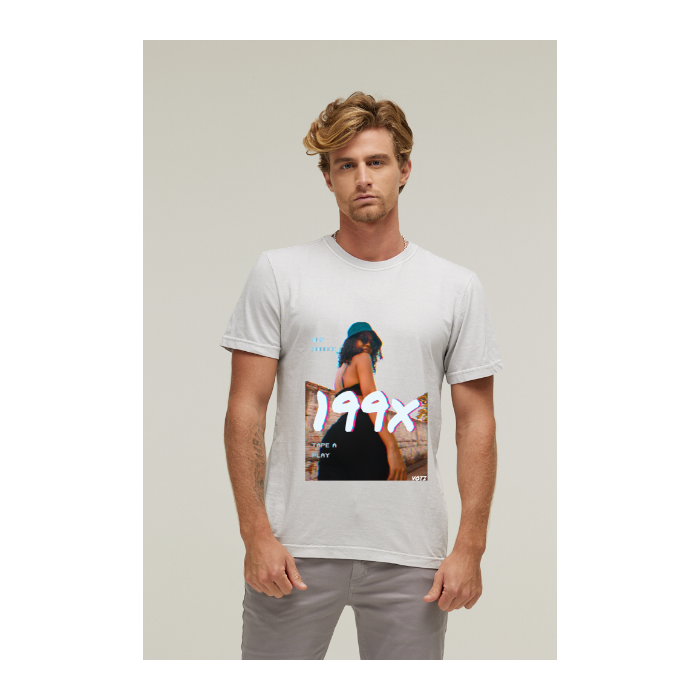 Camiseta Estonada Branco Gelo