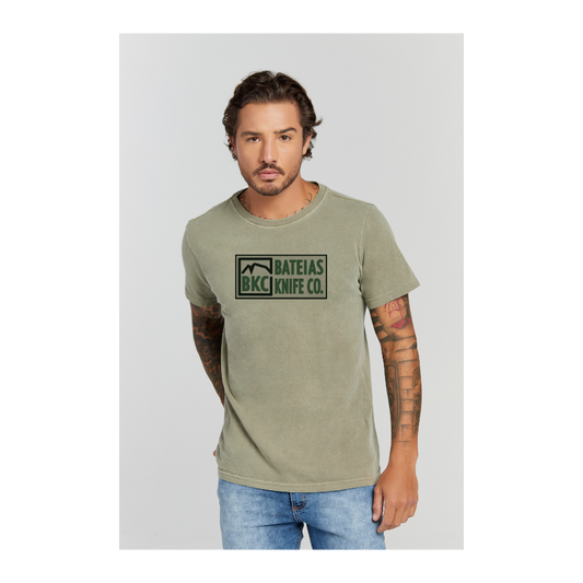 Camiseta Estonada Verde Militar