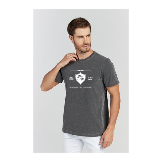 Camiseta Estonada Cinza Chumbo