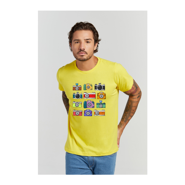 Camiseta Premium Amarelo Canário